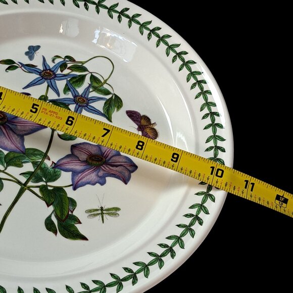 Portmeirion Botanic Garden 10" Virgins Bower dinner plate - Picture 11 of 11